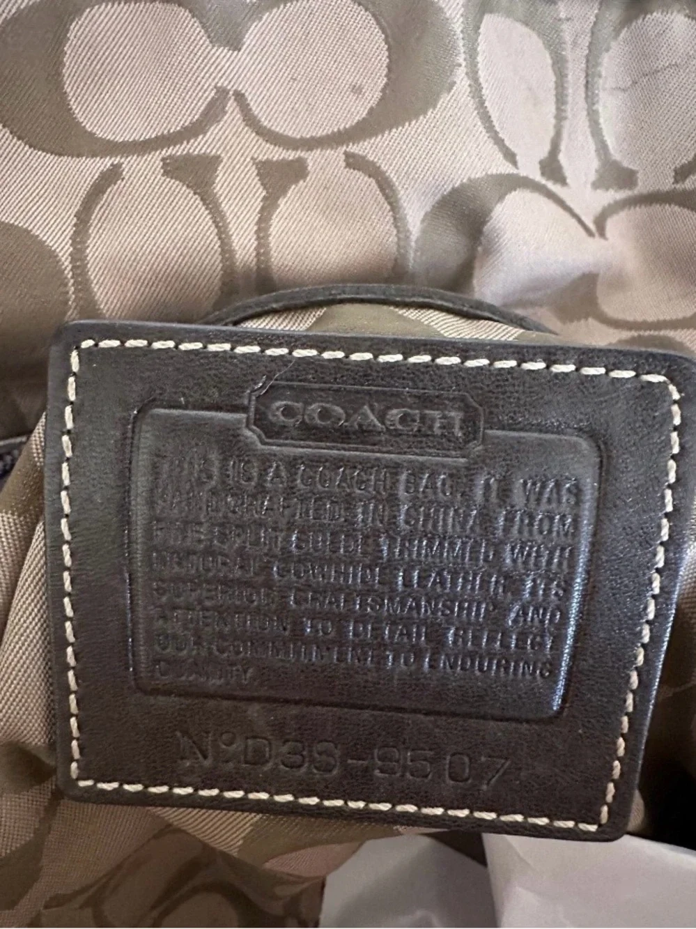 Y2K 2003 COACH SOHO FLAP BROWN SUEDE LEATHER PURSE